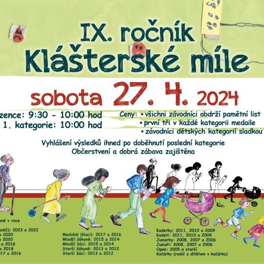 IX. ročník Klášterské míle